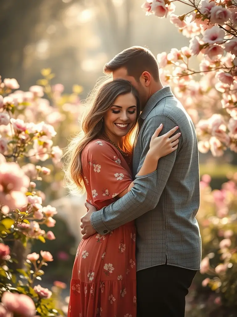 A joyful couple during their wedding, captured in a stunning photograph.